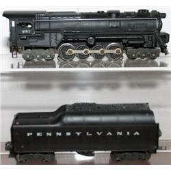 LIONEL 6-8-6 TURBINE W/ 2046-W50 PENN. WHISTLE TE