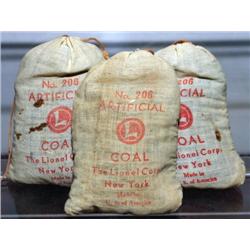 3 BAGS OF #206 LIONEL COAL