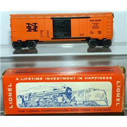 LIONEL NEW HAVEN BOX CAR. FULL SERIF.