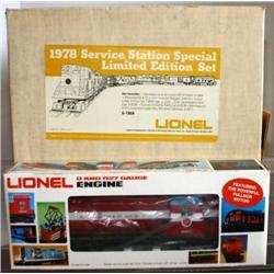 LIONEL 1978 M&StL SERVICE STATION SET W/ DUMMY.