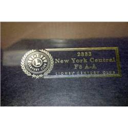 LIONEL CENTURY CLUB 1 #2333 NYC F-3 A-A. DUAL MOT
