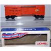 Image 1 : LIONEL ORANGE TIMKEN BOX CAR. CAR MADE FOR LIONEL