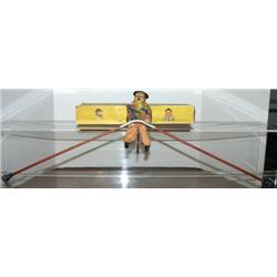 LEHMAN MADE IN GERMANY TIGHTROPE WALKING CLOWN.