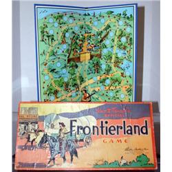 DISNEY PARKER BROTHERS FRONTIER LAND BOARD GAME. 