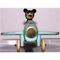 SUN RUBBER MICKEY MOUSE AIRMAIL AIR PLANE