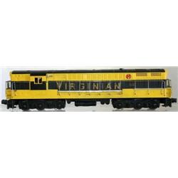 LIONEL POST WAR VIRGINIAN FM. BLACK & GOLD. DUAL 