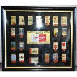 COCA-COLA 1992 OLYMPIC PIN SET. 22 PINS.