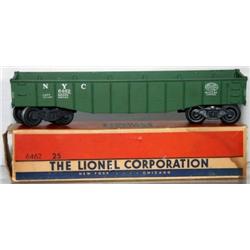 LIONEL 6462-25 GREEN GONDOLA