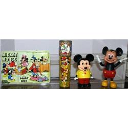MICKEY MOUSE KALIDEISCOPE, 2 MM DOLLS, MM WATER C