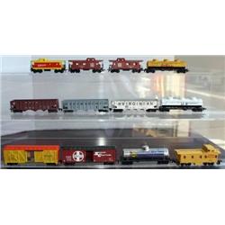 12 HO CARS LIFELIKE BACHMAN 4 CABOOSE,2 BOXCAR,3 