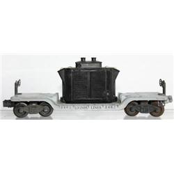 LIONEL POST WAR TRANSFORMER CAR. MISSING INSULATO