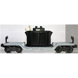 LIONEL POST WAR TRANSFORMER CAR. MISSING 2 INSULA