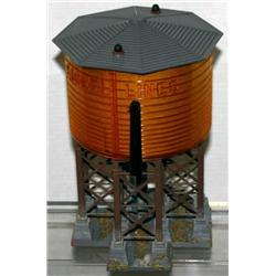 LIONEL POST WAR WATER TOWER. GRAY ROOF. MISSING S