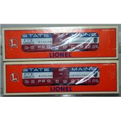 2 LIONEL 6464-275 B & A BOX CARS.