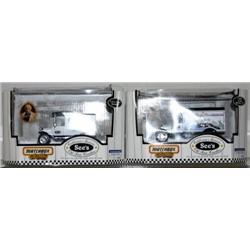 2 MATCHBOX SEES CANDY TRUCKS. 1926 FORD MODEL TT,