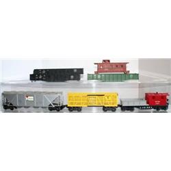 LIONEL POSTWAR ALCOA QUAD HOPPER, LL YELOW STOCK 