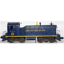 LIONEL POSTWAR C&O NW-2 SWITCHER. MT, LIGHT. MISS