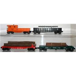 LIONEL POSTWAR ROLLING STOCK. WORK CABOOSE, GONDO