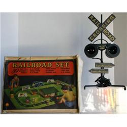 PACKAGE OF JMAR CARDBOARD RR ACCESSORIES BUILDING