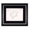 Image 1 : Wyland - "Dolphin" Framed Original Sketch, Hand Signed with Certificate of Authenticity.
