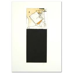 Babak Emanuel "Rendition Diary III" Hand Signed One-of-a-Kind Monoprint, Numbered 1/1