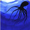 Image 2 : Wyland -"Octopus" Framed Original Watercolor Painting, Hand Signed with Certificate of Authenticity.