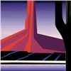 Image 2 : Eyvind Earle (1916-2000), "Beneath The Silent Sky" Limited Edition Serigraph on Paper; Numbered & Ha