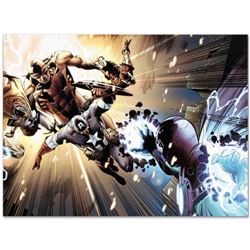 Marvel Comics "Captain America: Man Out Of Time #5" Numbered Limited Edition Giclee on Canvas by Bry