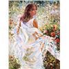 Image 1 : Igor Semeko- Original Giclee on Canvas "Lady in White Dress"