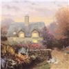 Image 2 : Thomas Kinkade (1958-2012), "Open Gate Sussex" Limited Edition Offset Lithograph, Numbered and Hand 