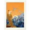 Image 1 : Erte (1892-1990), "Wings of Victory" Limited Edition Serigraph, Numbered and Hand Signed with Certif
