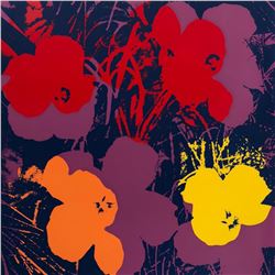 Andy Warhol- Silk Screen  Flowers 11.66 