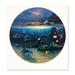 Wyland,  Moonlit Waters  Limited Edition Lithograph, Numbered and Hand Signed with Certificate of Au