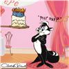 Image 3 : "Pepe's 50th Birthday" by Chuck Jones (1912-2002). Limited Edition Animation Cel 25" x 10.5" with Ha