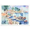 Image 1 : "Sea of Galilee" Limited Edition Serigraph by Shmuel Katz (1926-2010), Numbered and Hand Signed with
