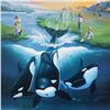 Image 2 : "Keiko's Dream" Limited Edition Lithograph, Numbered and Hand Signed by Wyland and Jim Warren with C