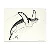 Image 1 : Wyland, "Turtle" Original Sumi Ink Painting, Hand Signed with Certificate of Authenticity.