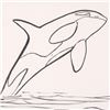 Image 2 : Wyland, "Orca" Framed Original Sketch, Hand Signed with Certificate of Authenticity.