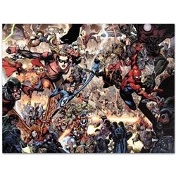 Marvel Comics  Secret Invasion #7  Numbered Limited Edition Giclee on Canvas by Leinil Francis Yu wi