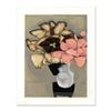 Image 1 : Brenda Barnum, "Tulip & Pink Flower" Limited Edition Serigraph, Numbered and Hand Signed with Certif