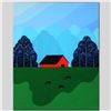 Image 1 : "New England Barn" Limited Edition Giclee on Canvas by Larissa Holt, Numbered and Signed with COA. T