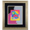 Image 1 : Peter Max, "Year of 2250 on Blends" Framed One-of-a-Kind Acrylic Mixed Media, Hand Signed with Certi