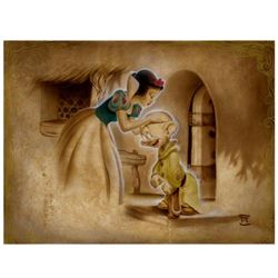 Noah,  Awaiting the Kiss  Limited Edition Giclee on Canvas, Licensed by Disney Fine Art, Numbered an