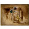 Image 1 : Noah, "Awaiting the Kiss" Limited Edition Giclee on Canvas, Licensed by Disney Fine Art, Numbered an