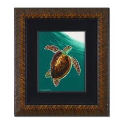 Wyland, "Green (Open Ocean)" Framed Original Oil Painting on Canvas, Hand Signed with Certificate of