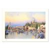 Image 1 : Thomas Kinkade (1958-2012), "Main Street Courthouse" Limited Edition Offset Lithograph, Numbered and