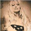 Image 2 : Ringo (Protege of Andy Warhol's Apprentice, Steve Kaufman), "Patriotic" One-of-a-Kind Mixed Media Pa