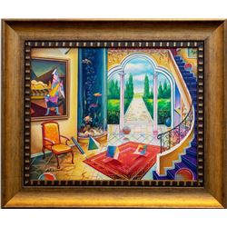 Alexander Astahov- Original Oil on Canvas  Back to the Future 