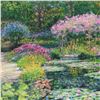 Image 2 : Howard Behrens (1933-2014), "Giverny Lily Pond" Limited Edition on Canvas, Numbered and Signed with 