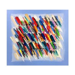 Calman Shemi,  Jazz Notes  Limited Edition Serigraph, Numbered and Hand Signed with Letter of Authen